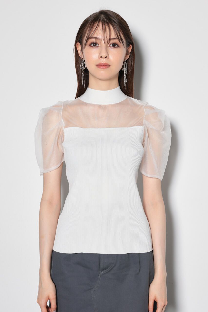 rienda「バックオープンニットトップス」|ニット・セーター|