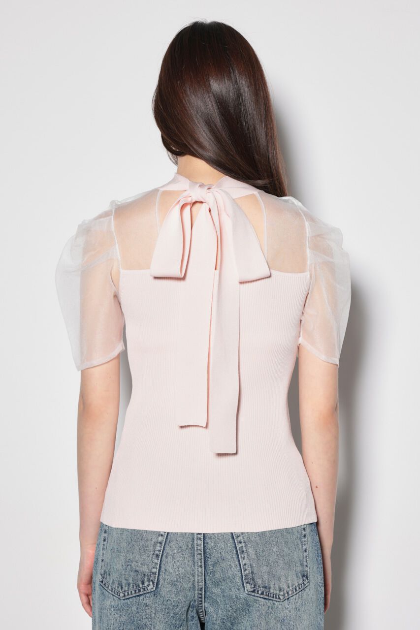 rienda「バックオープンニットトップス」|ニット・セーター|