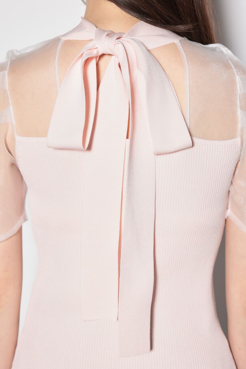 rienda「バックオープンニットトップス」|ニット・セーター|