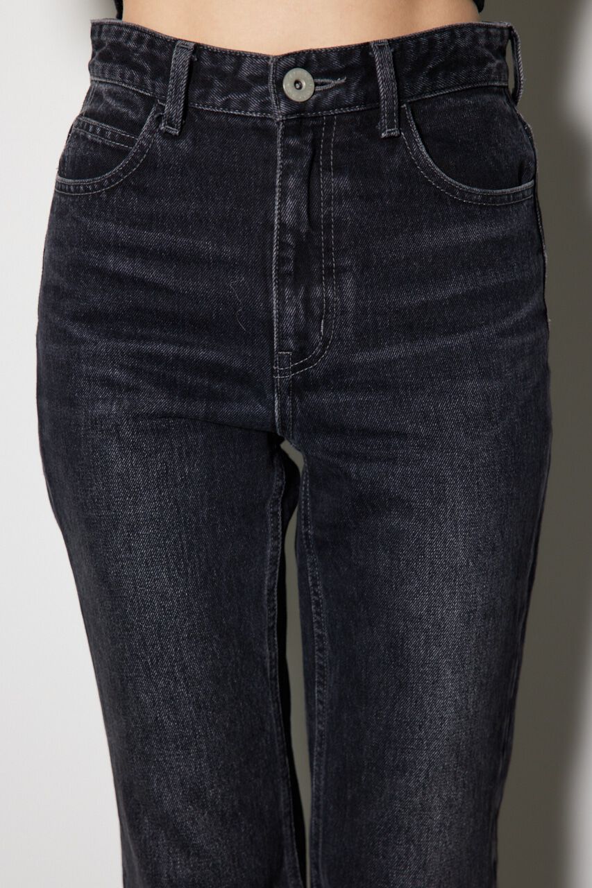 rienda「ShapelyMakeジャストウエストデニムパンツ」|デニム|