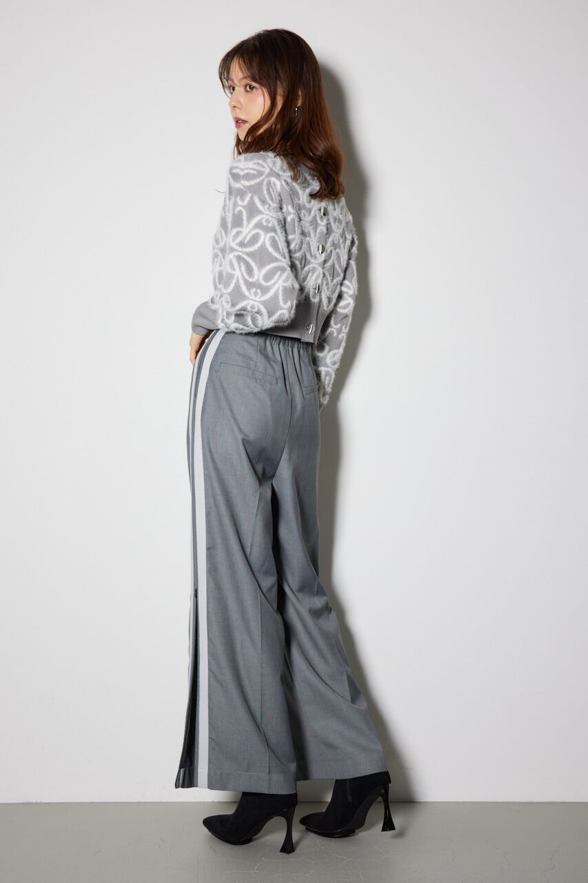 rienda「サイドWラインジャストウエスト パンツ」|その他|