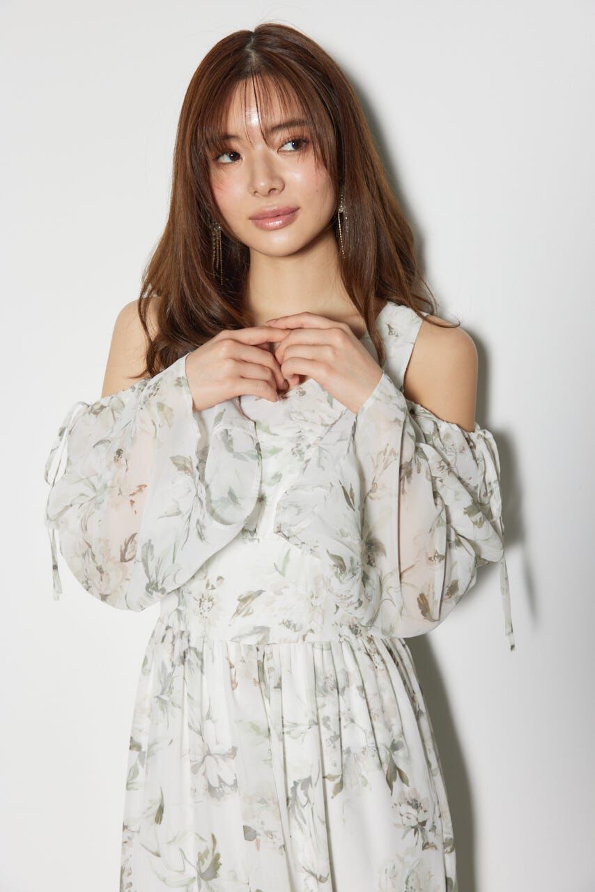 rienda「2WAYレースドッキングフレアワンピース」|ワンピース|