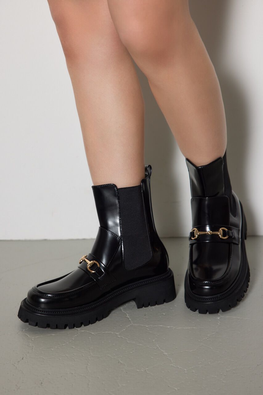 rienda「ローファーライクサイドゴアショートブーツ」|その他|