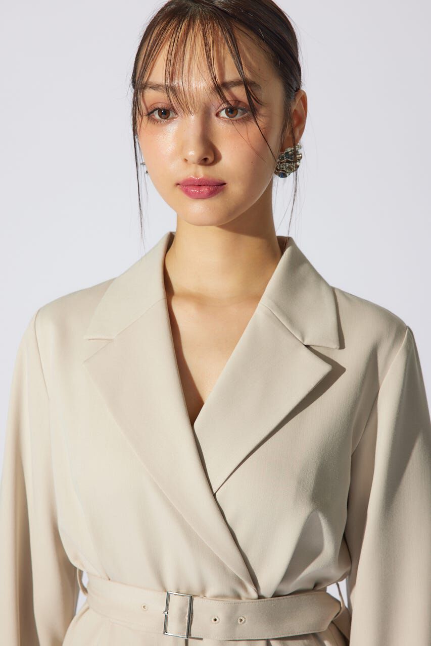 rienda「テーラードデザインロンパース」|ワンピース|