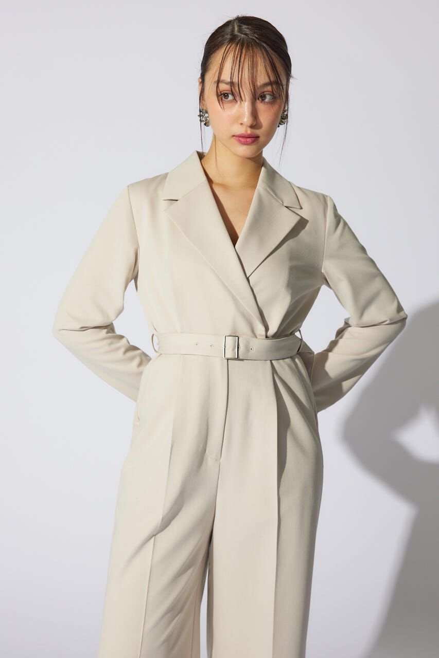 rienda「テーラードデザインロンパース」|ワンピース|