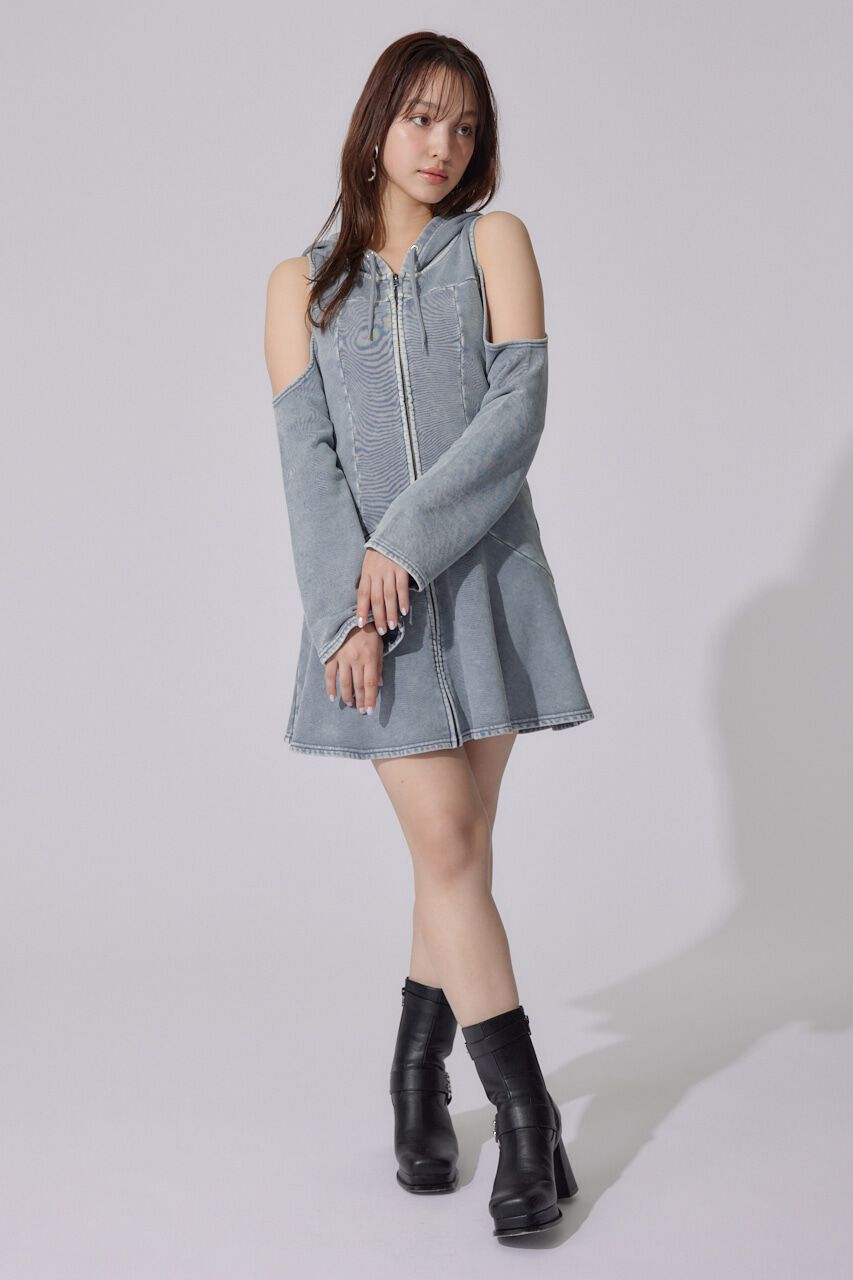 rienda「フードマーメイドワンピース」|ワンピース|