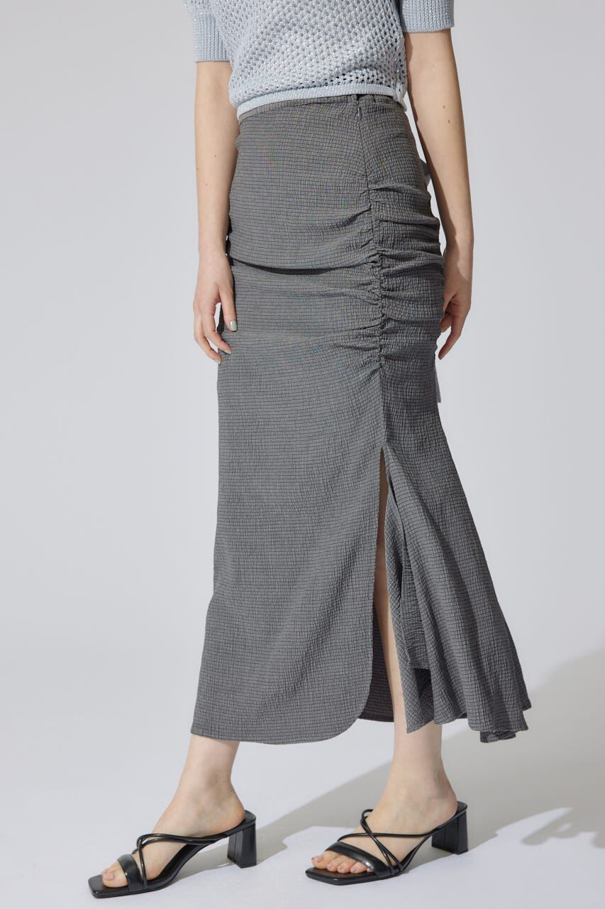 rienda「ギャザーマーメイドジャストウエストスカート」|スカート|