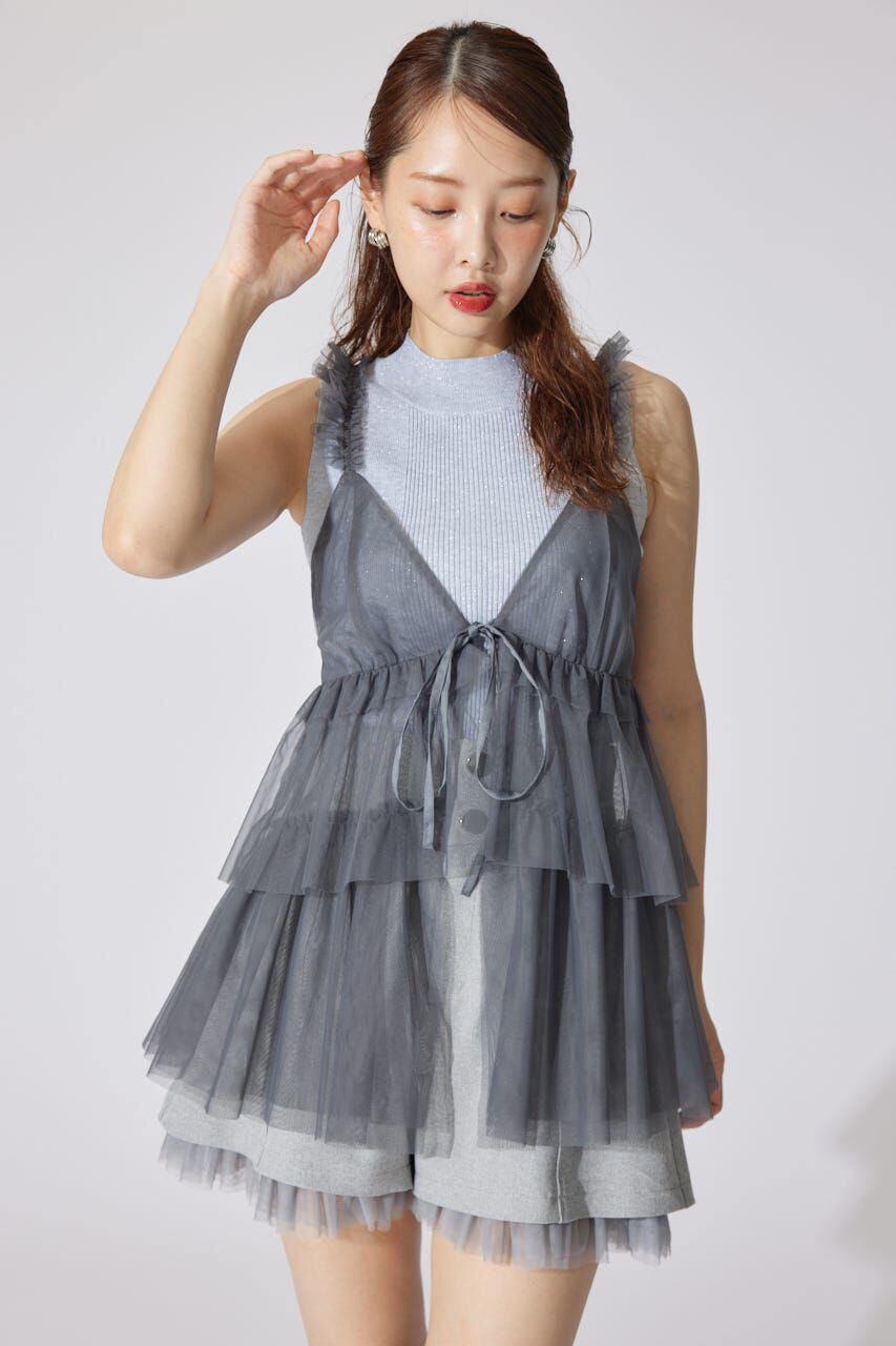 rienda「ボリュームチュールジレ」|シャツ・ブラウス|