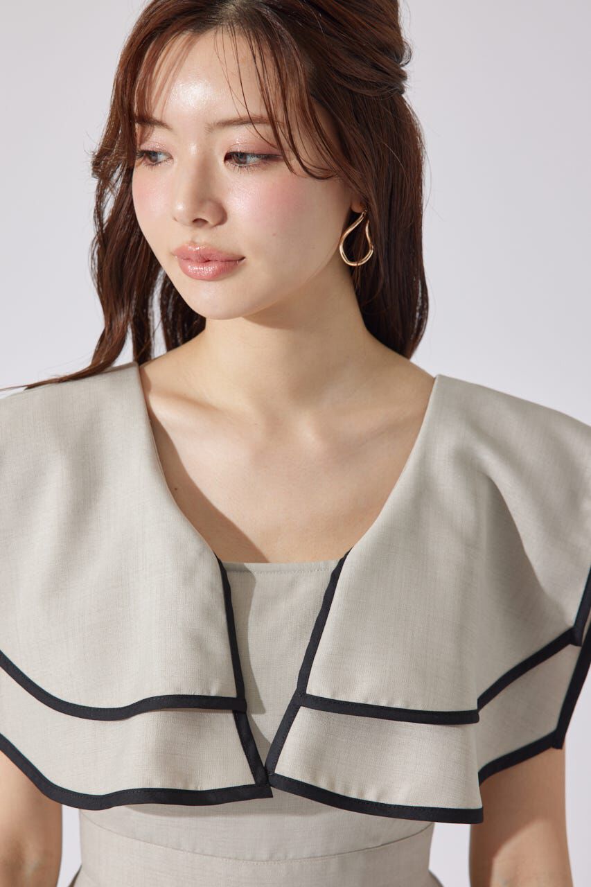 rienda「ショルダーダブルフリルロンパース」|その他|