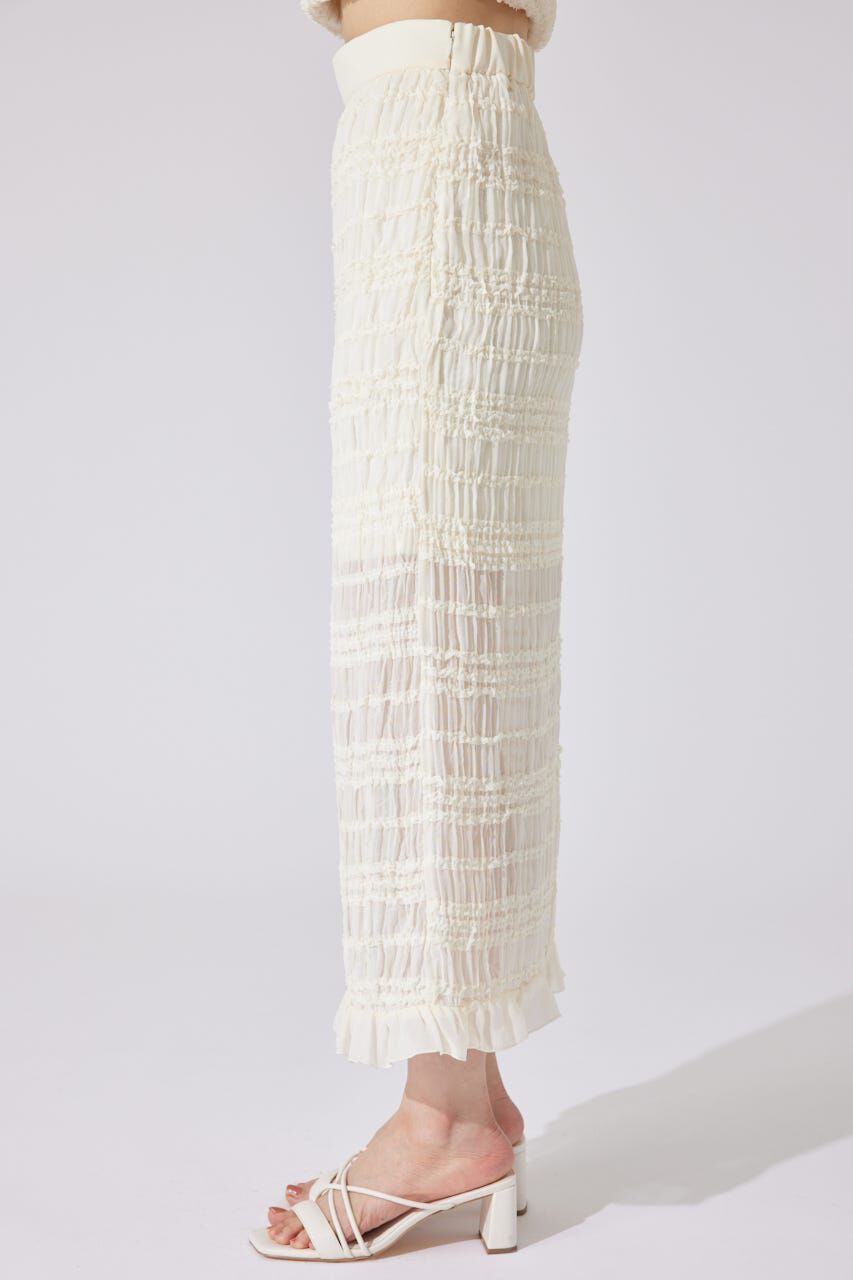 rienda「シャーリングカットフリルスカート」|スカート|