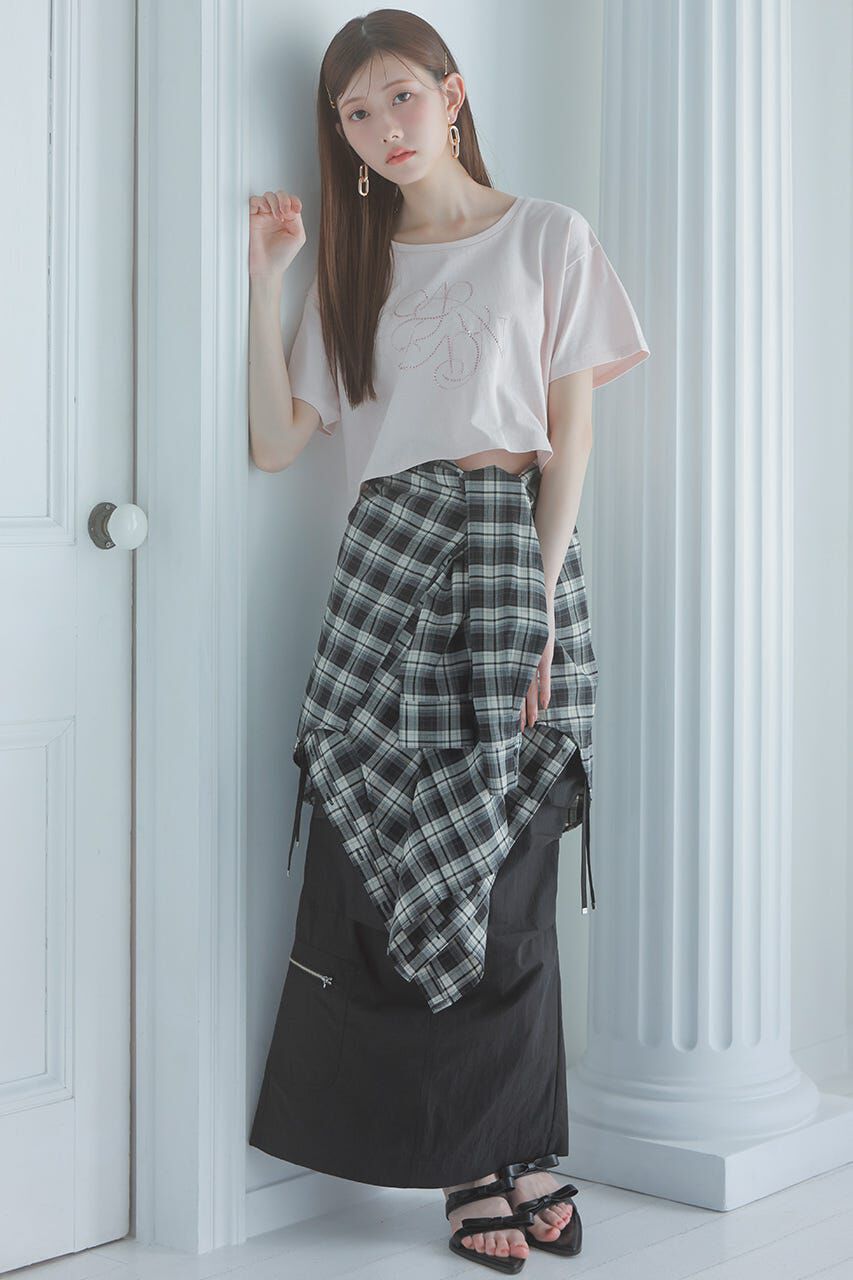 rienda「オーバールーズシャツトップス」|シャツ・ブラウス|