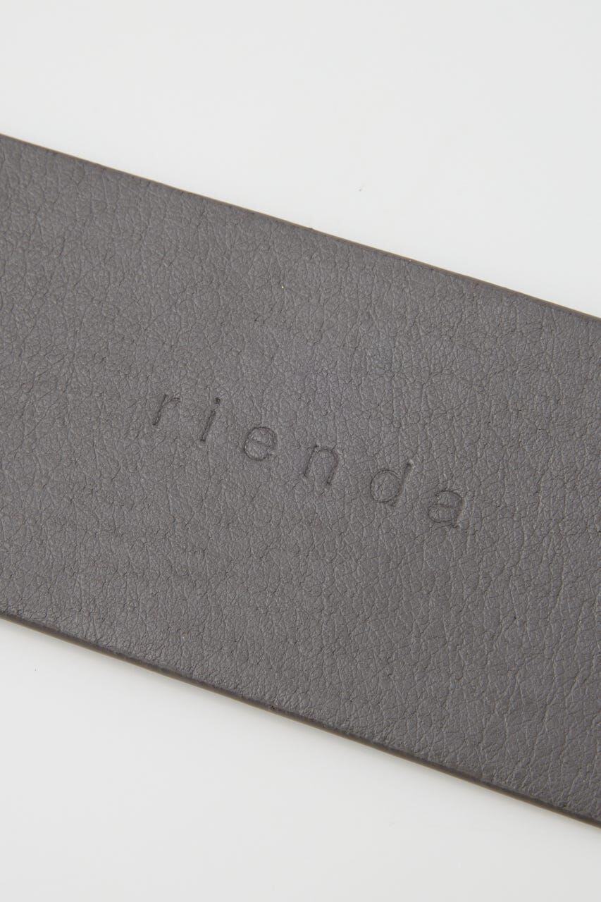 rienda「シック太ベルト」|ベルト|