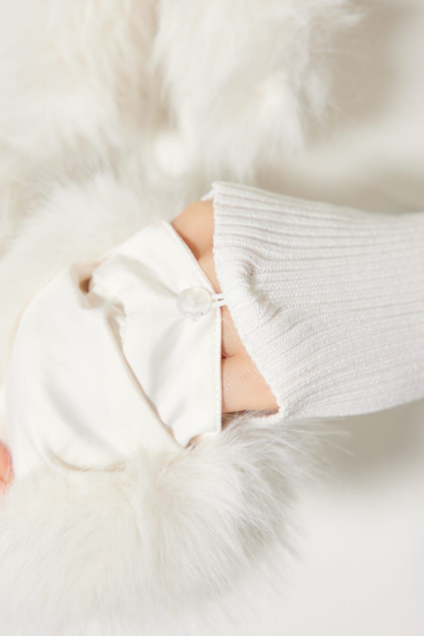 rienda「フェイクファーレディーニットワンピース」|ワンピース|