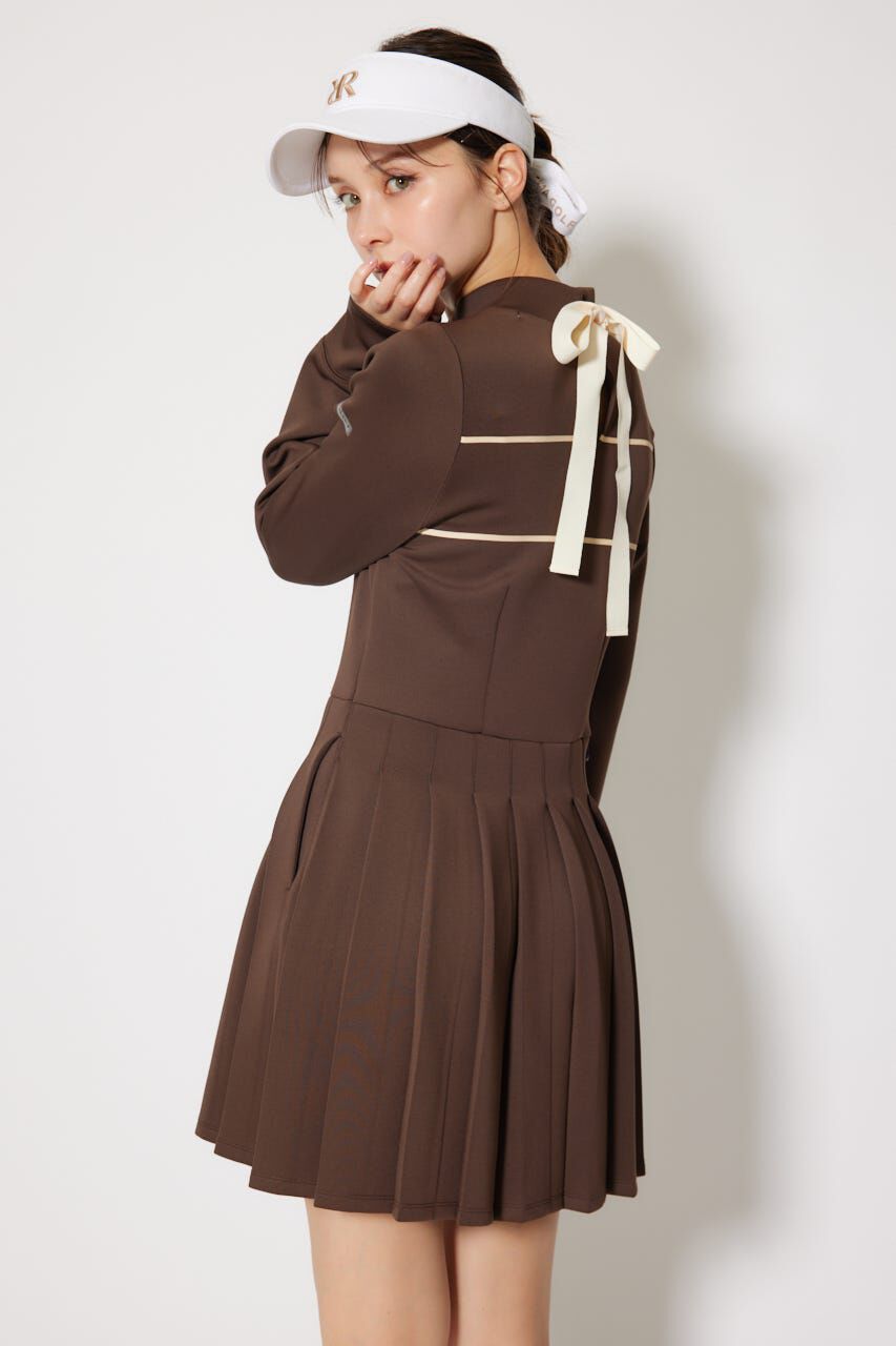 rienda「バックリボンRNDロゴカットワンピース」|ワンピース|