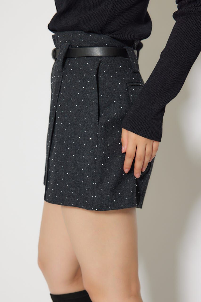 rienda「ベルト付きピンタックショートパンツ」|その他|