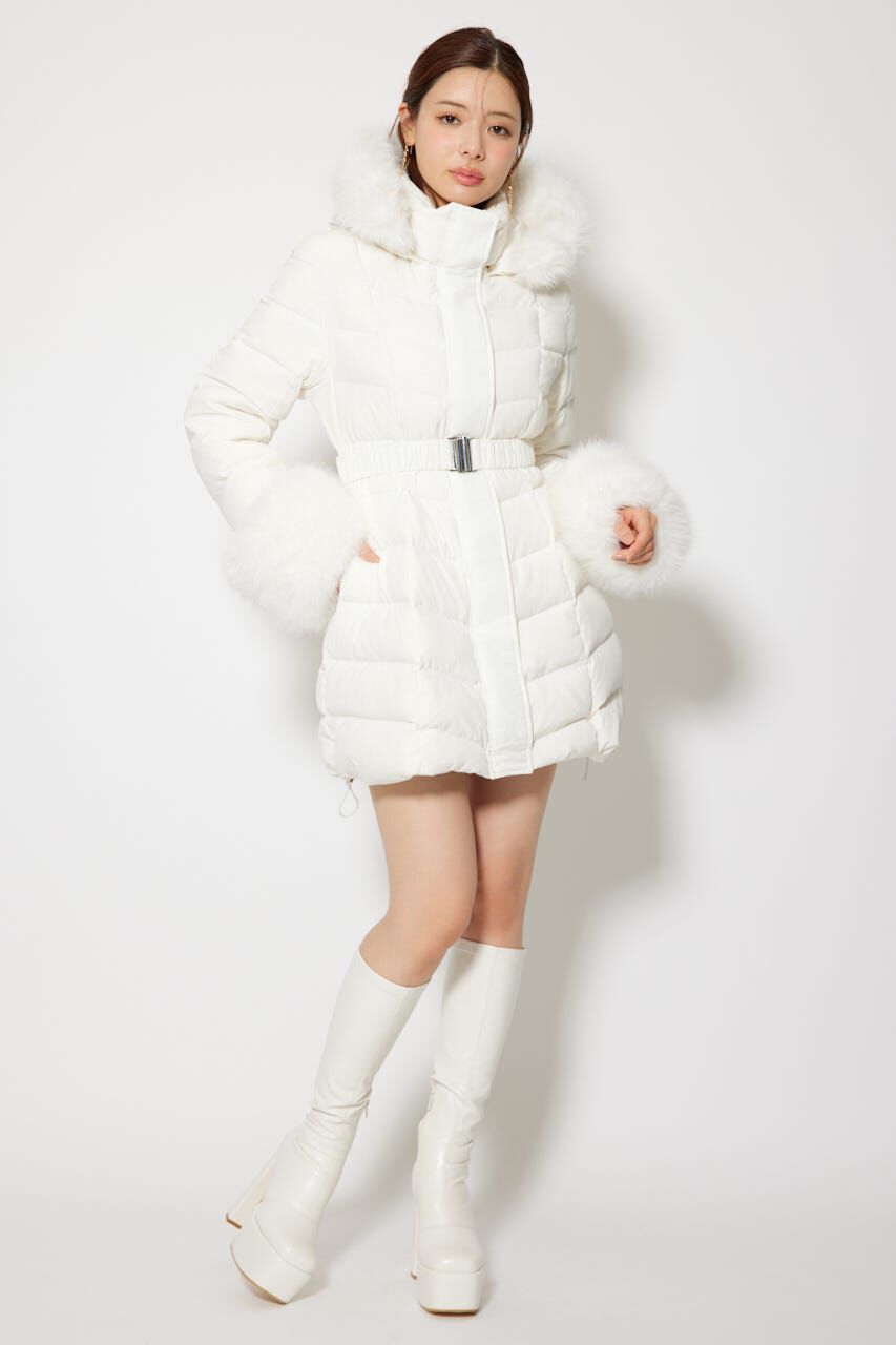 rienda「Aラインダウンワンピコート」|その他|