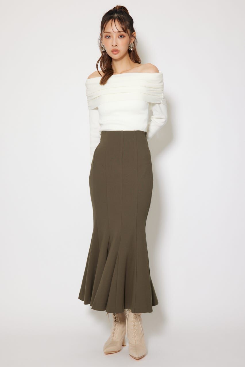 rienda「バックレースアップデザインマーメイドスカート」|スカート|