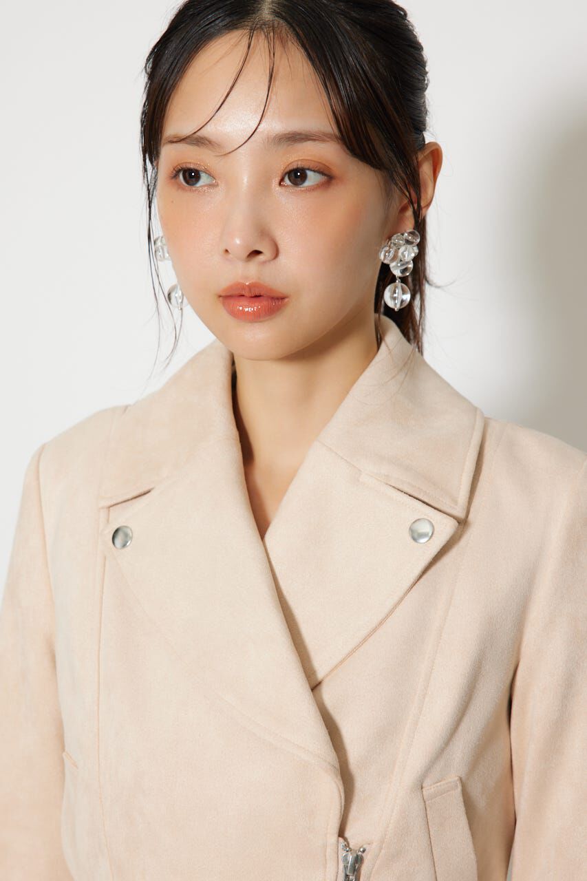 rienda「26SSフェイクスエードライダースジャケット」|その他|