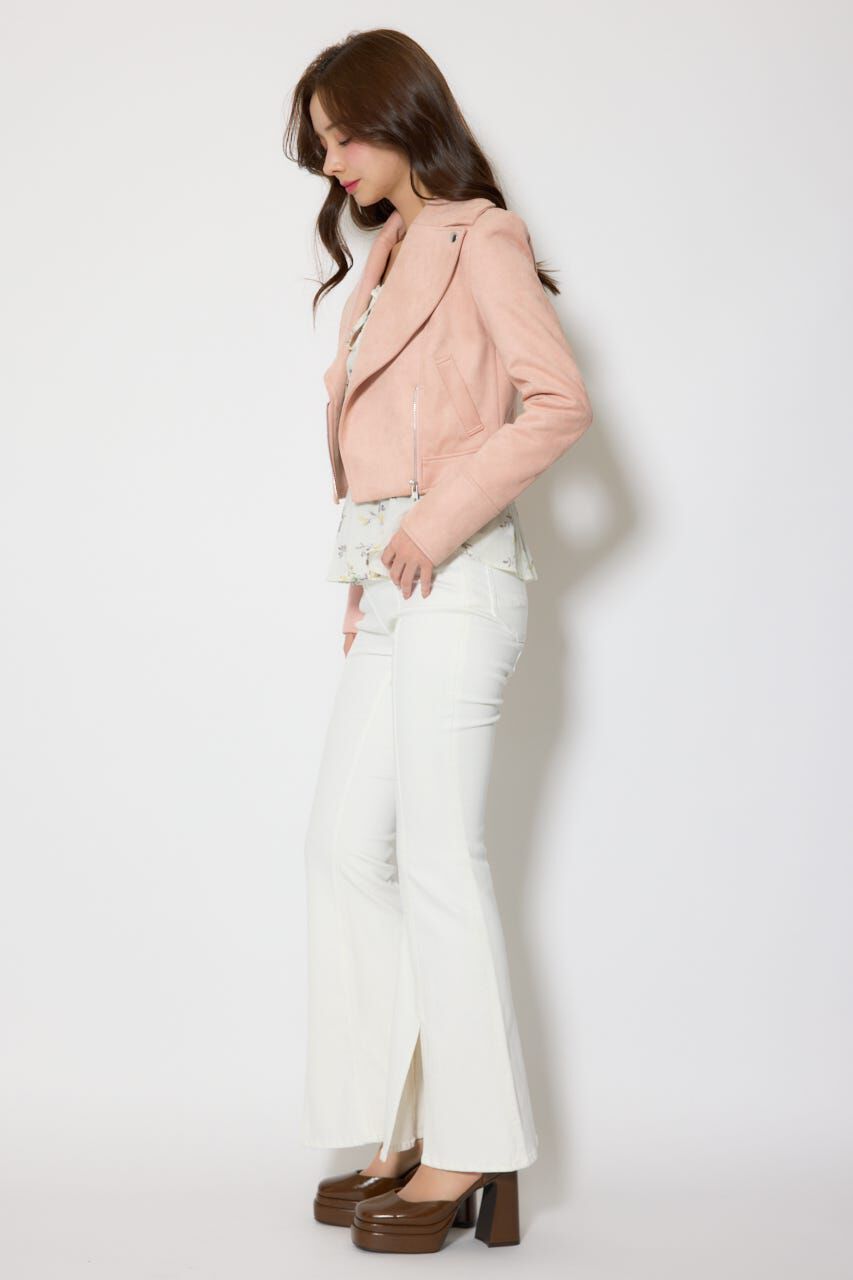 rienda「26SSフェイクスエードライダースジャケット」|その他|