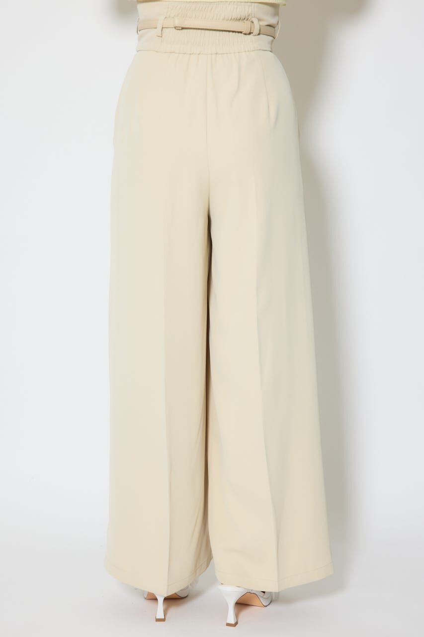 rienda「ベルトポイントハイウエストワイドパンツ」|その他|