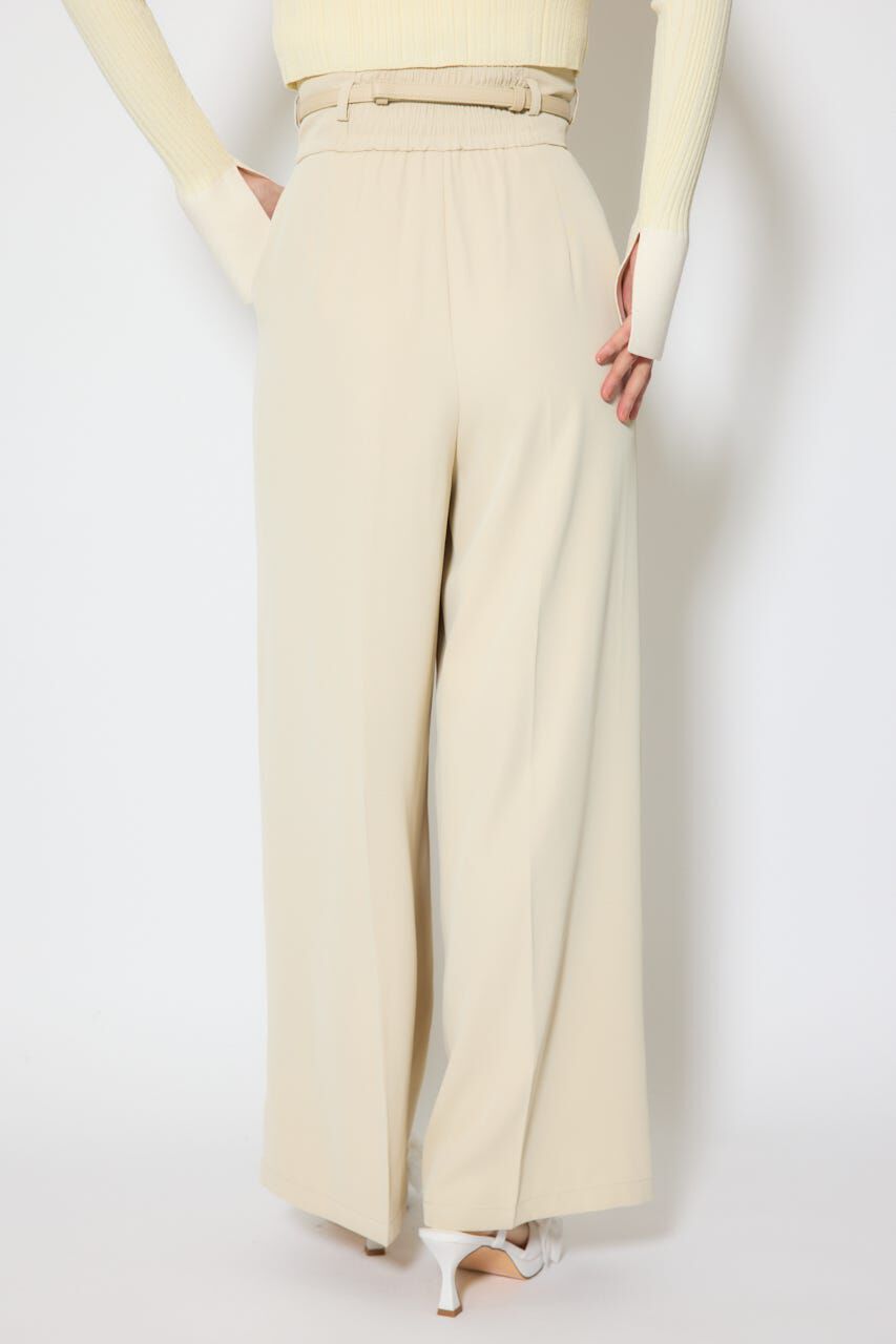 rienda「ベルトポイントハイウエストワイドパンツ」|その他|