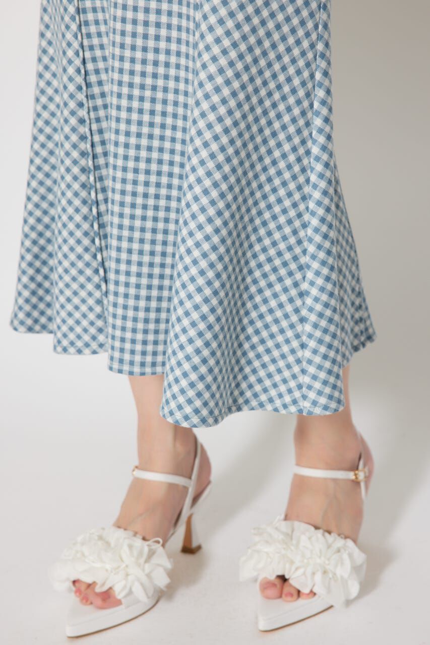 rienda「ギンガムチェックカットワンピース」|ワンピース|