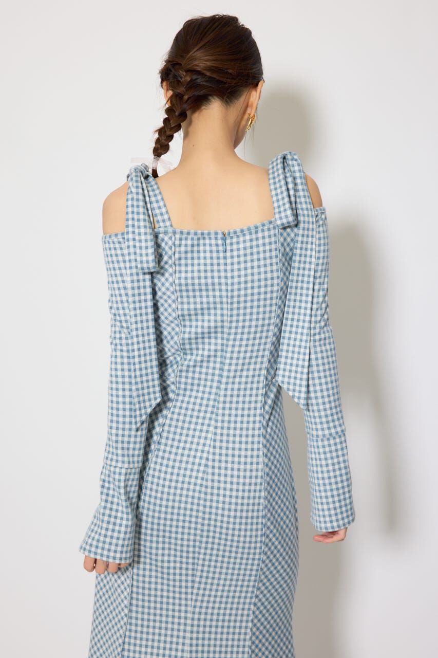 rienda「ギンガムチェックカットワンピース」|ワンピース|