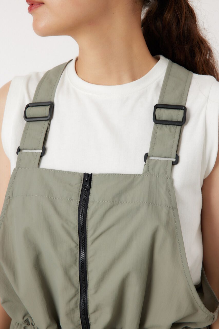 RODEO CROWNS「ウエストシャーリング ナイロンサロペット」|その他|