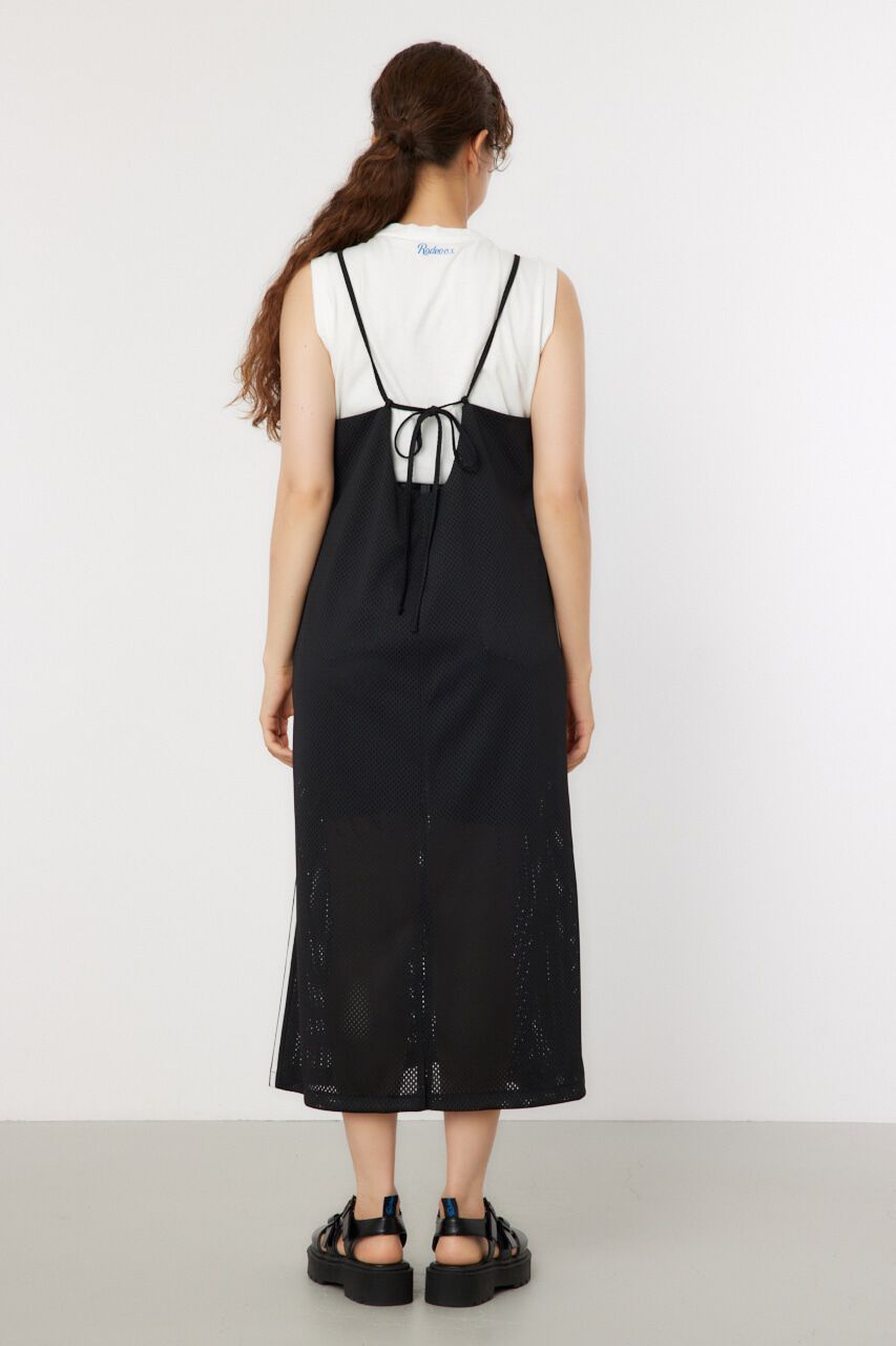 RODEO CROWNS「メッシュ切り替えラインキャミワンピース」|ワンピース|