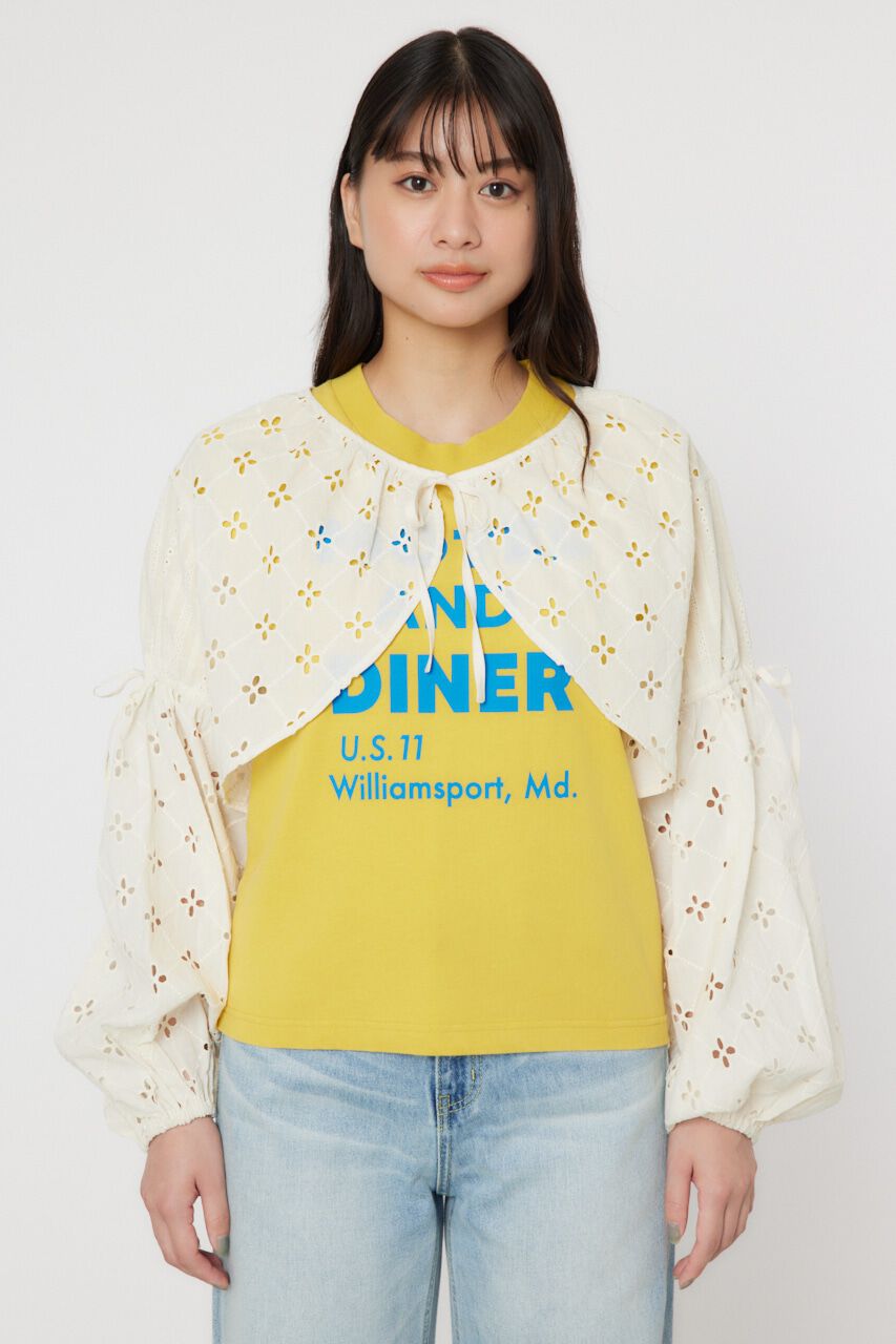 RODEO CROWNS「カットワークレースボレロ 2」|シャツ・ブラウス|