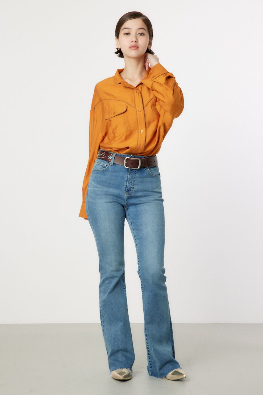 RODEO CROWNS「パイピングウエスタンシャツ」|シャツ・ブラウス|