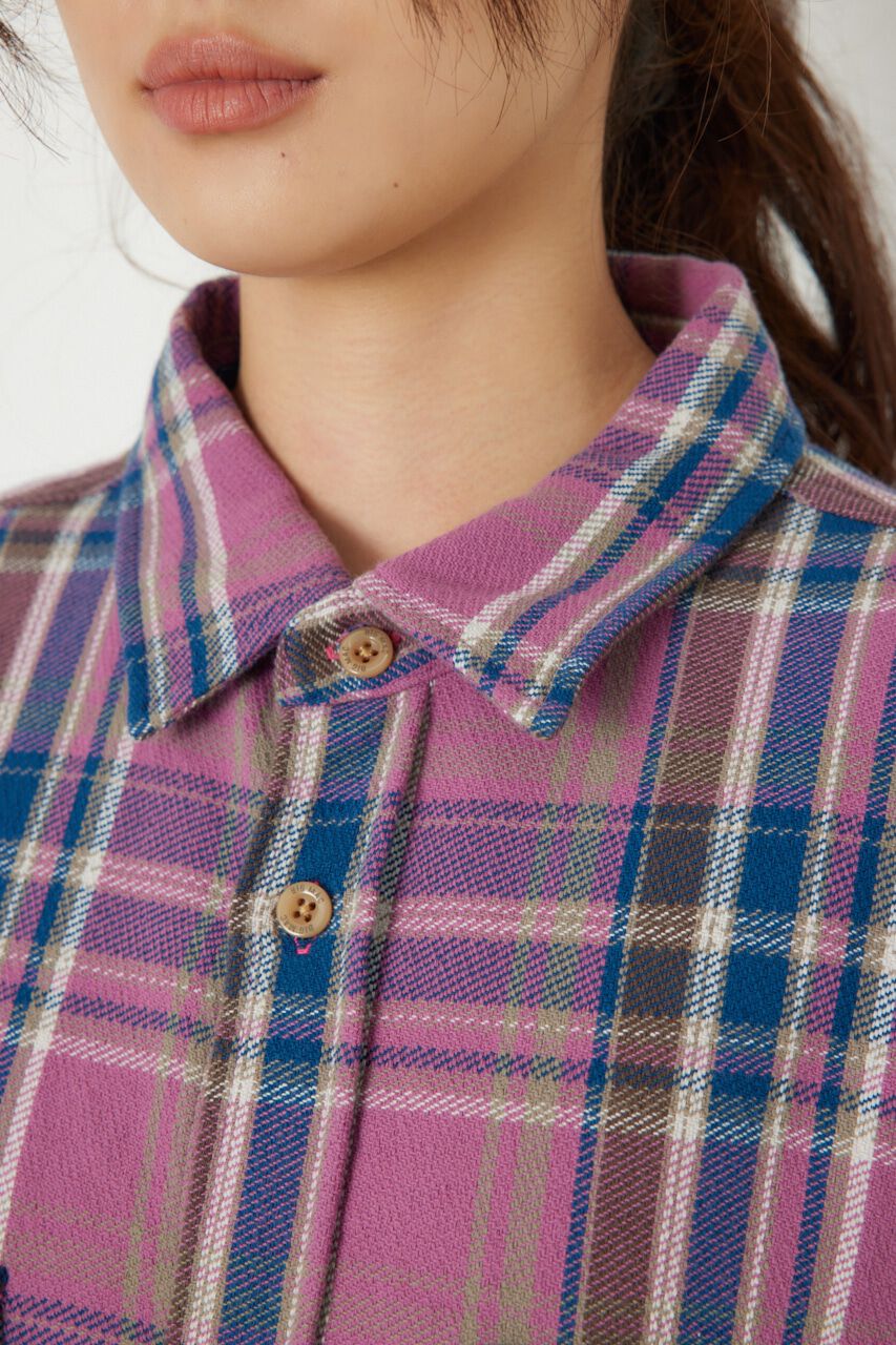 RODEO CROWNS「CHECK OVER シャツ」|シャツ・ブラウス|