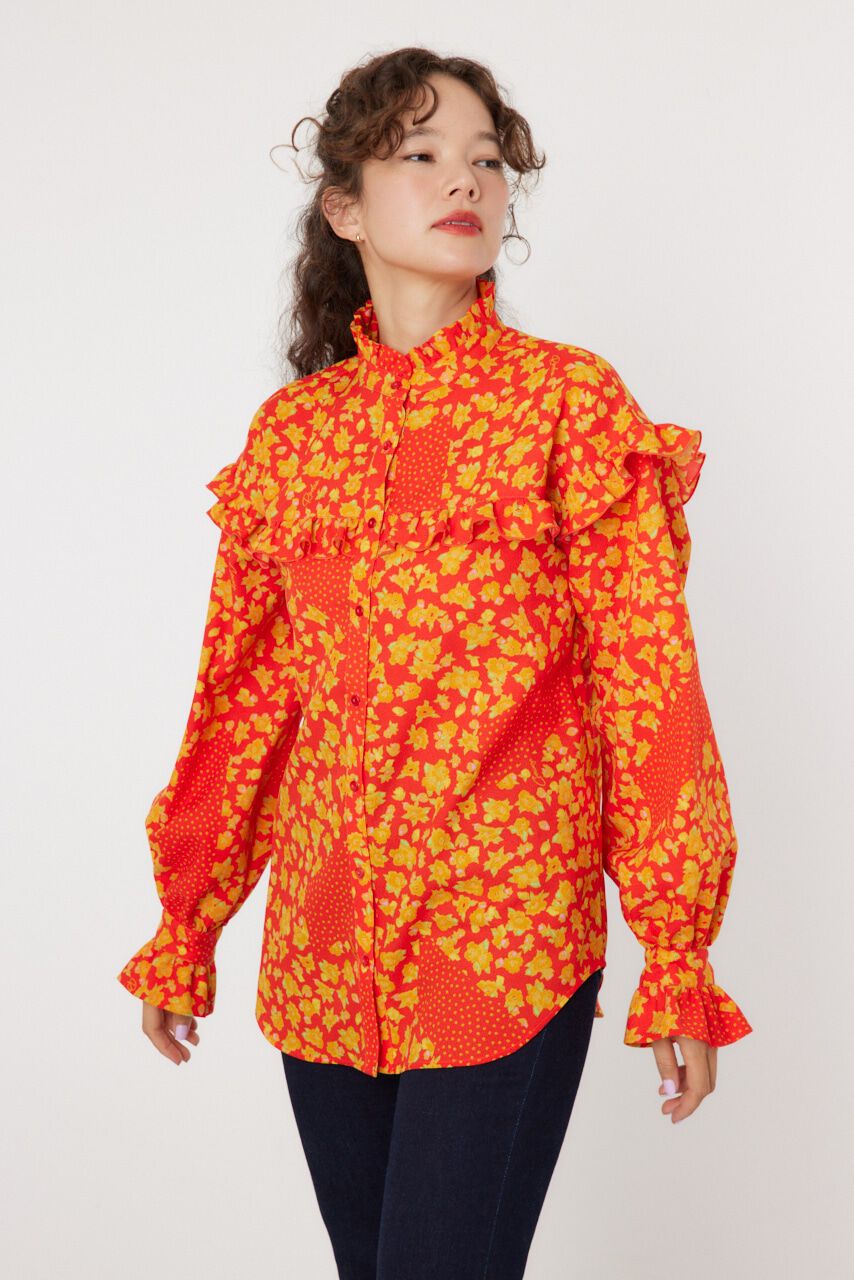 RODEO CROWNS「floral ブラウス」|シャツ・ブラウス|