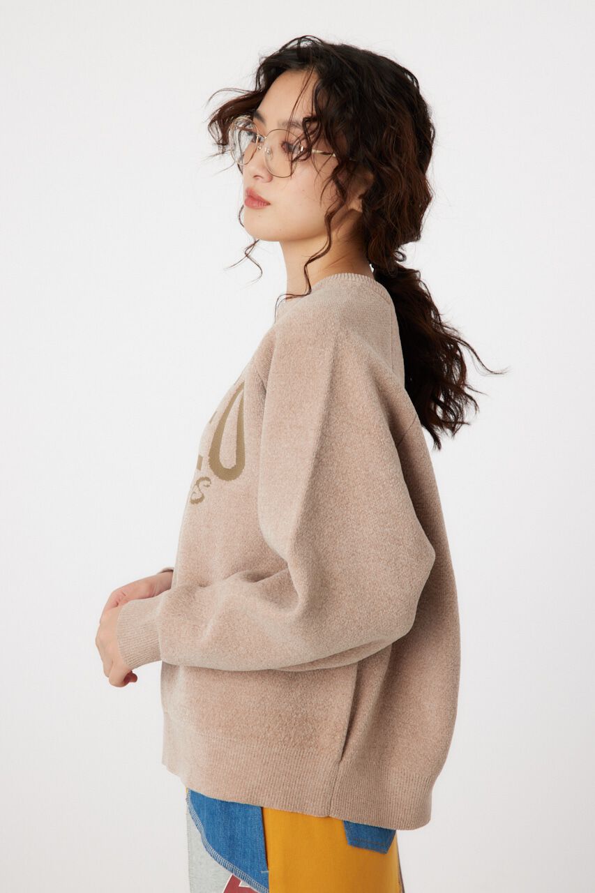 RODEO CROWNS「モールエンボスロゴニットトップス」|ニット・セーター|