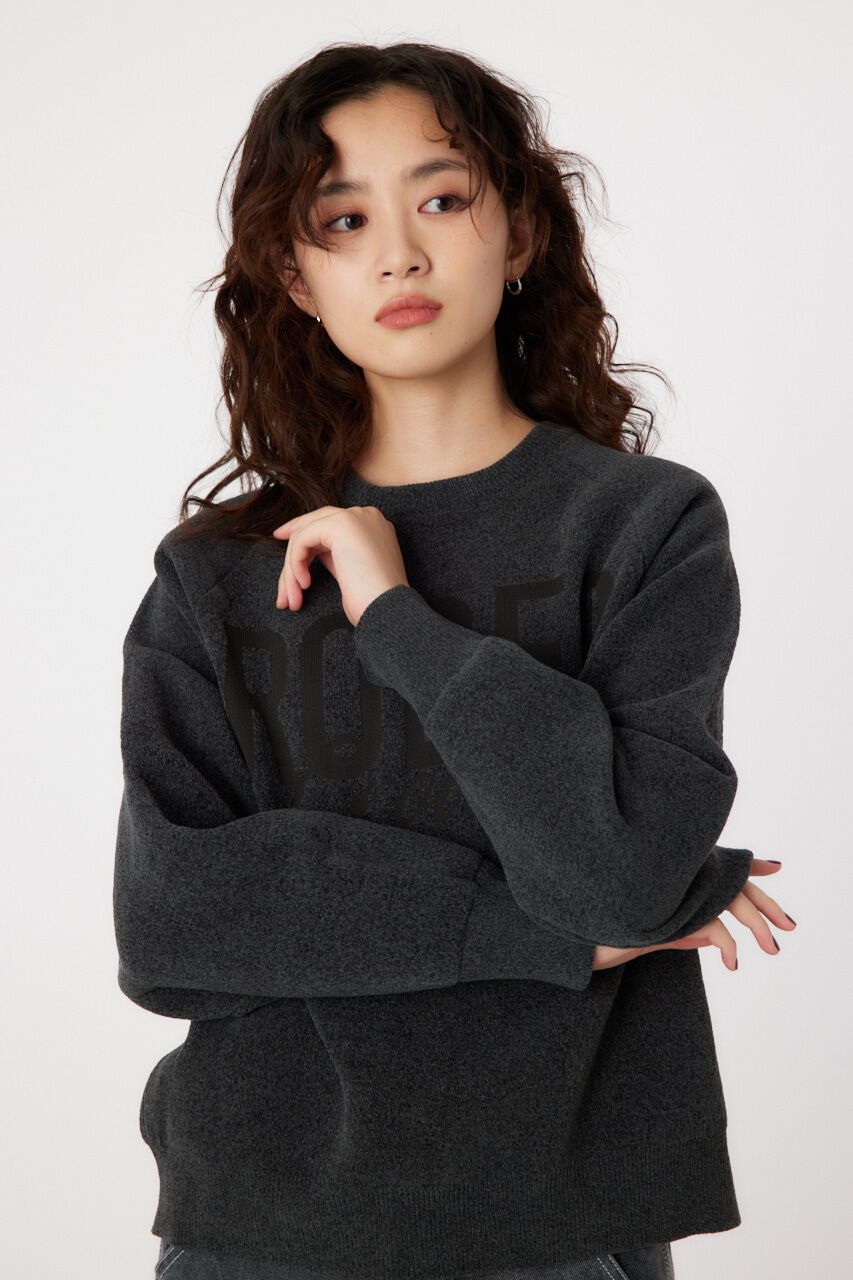 RODEO CROWNS「モールエンボスロゴニットトップス」|ニット・セーター|