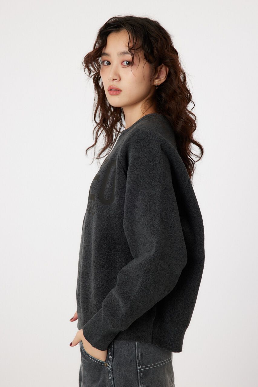 RODEO CROWNS「モールエンボスロゴニットトップス」|ニット・セーター|