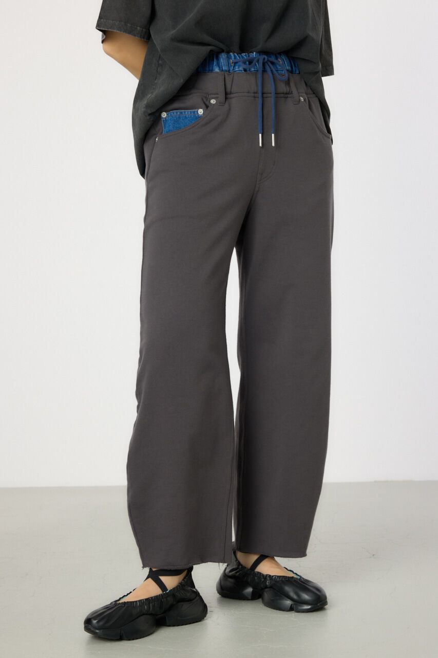 RODEO CROWNS「デニムウエスト スウェットワイドパンツ」|その他|