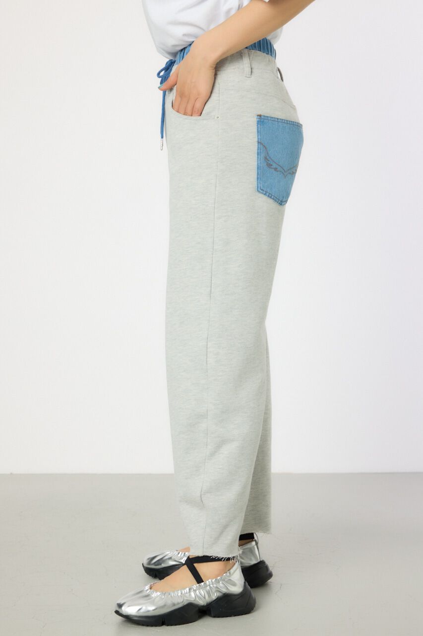 RODEO CROWNS「デニムウエスト スウェットワイドパンツ」|その他|