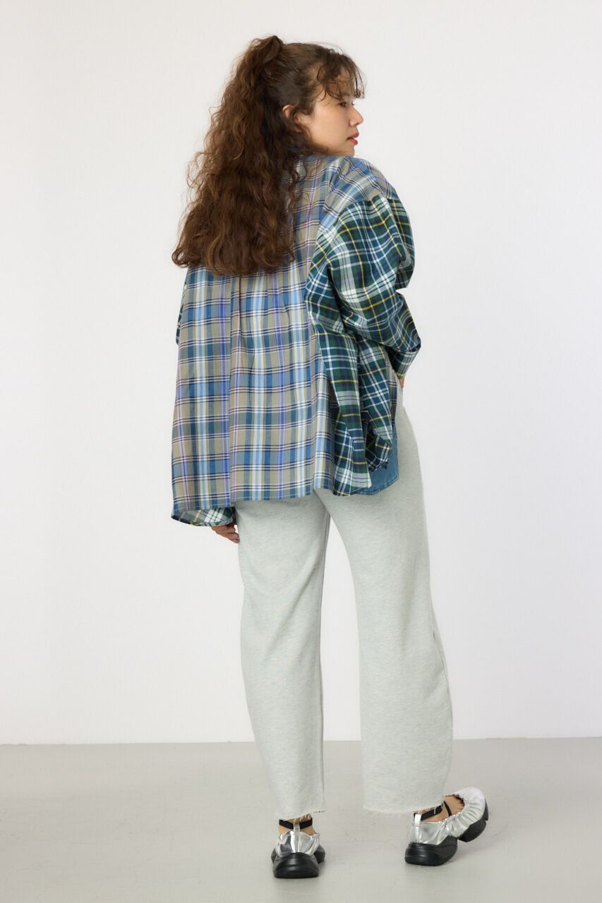 RODEO CROWNS「デニムウエスト スウェットワイドパンツ」|その他|