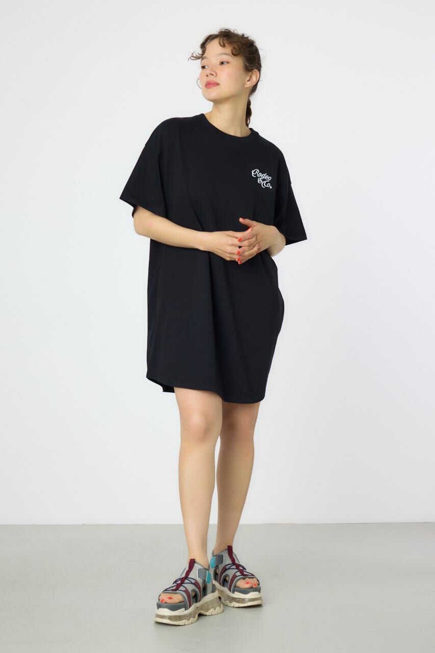 RODEO CROWNS「ラメ糸刺繍ロゴワンピース」|ワンピース|