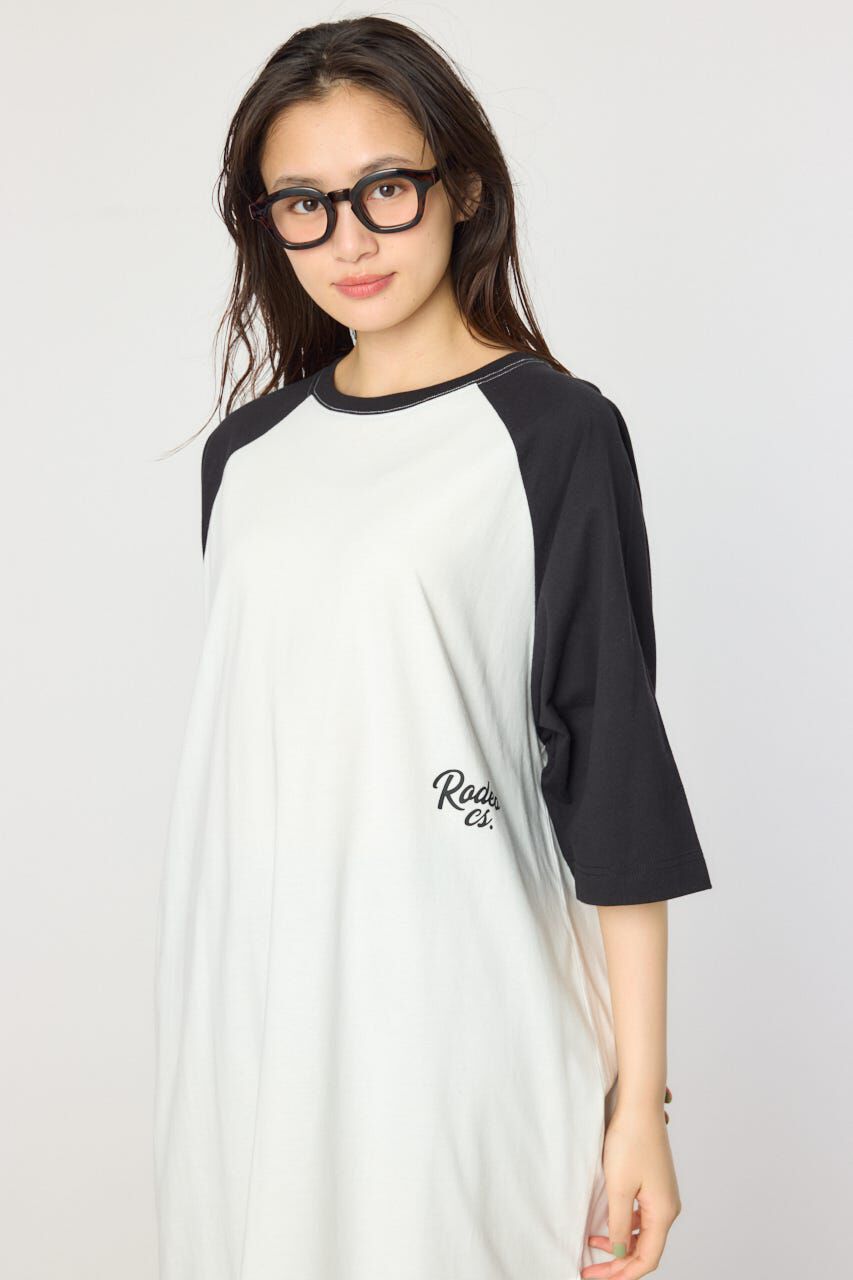 RODEO CROWNS「ラグランカラーステッチワンピース」|ワンピース|