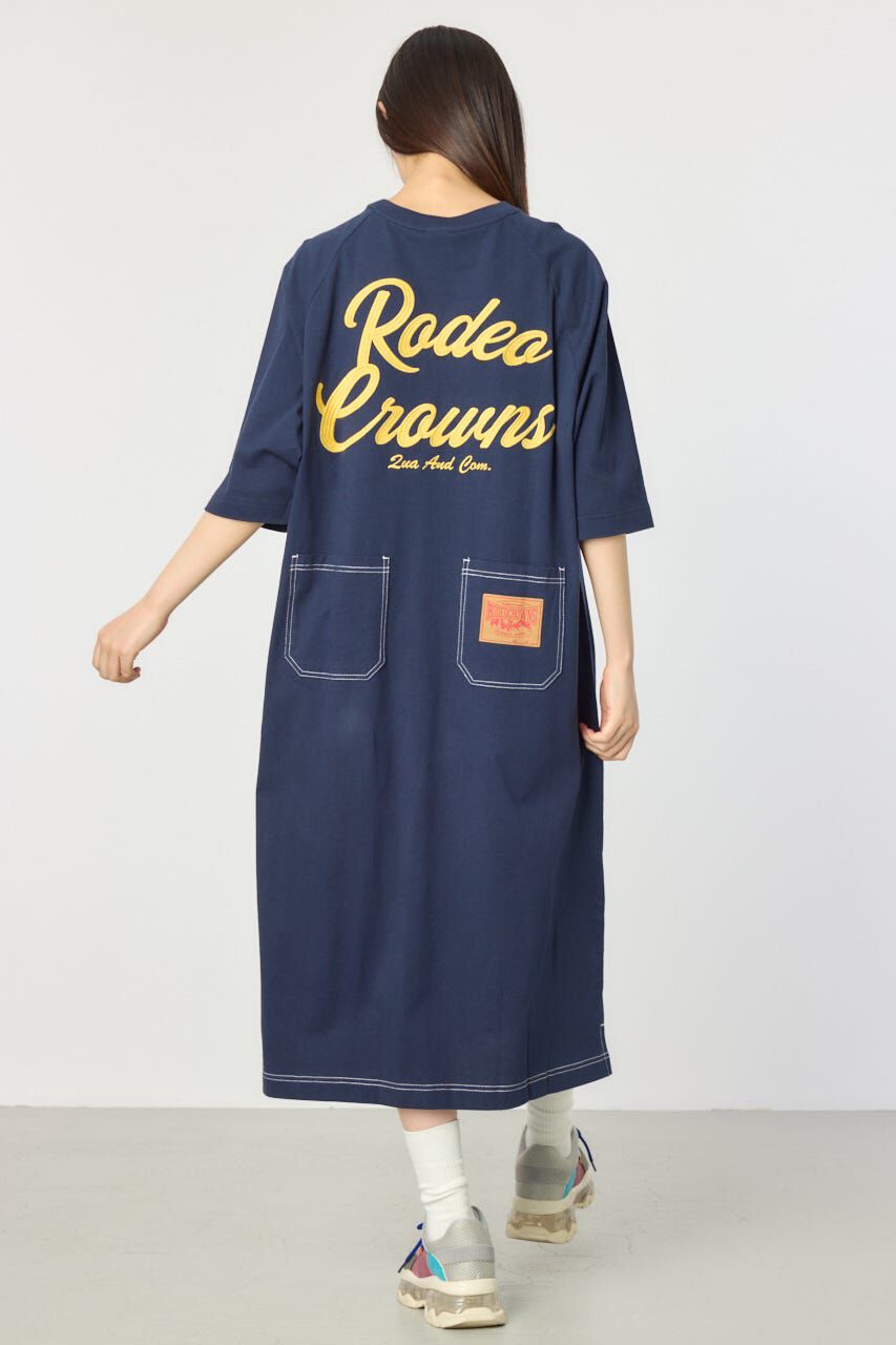 RODEO CROWNS「ラグランカラーステッチワンピース」|ワンピース|