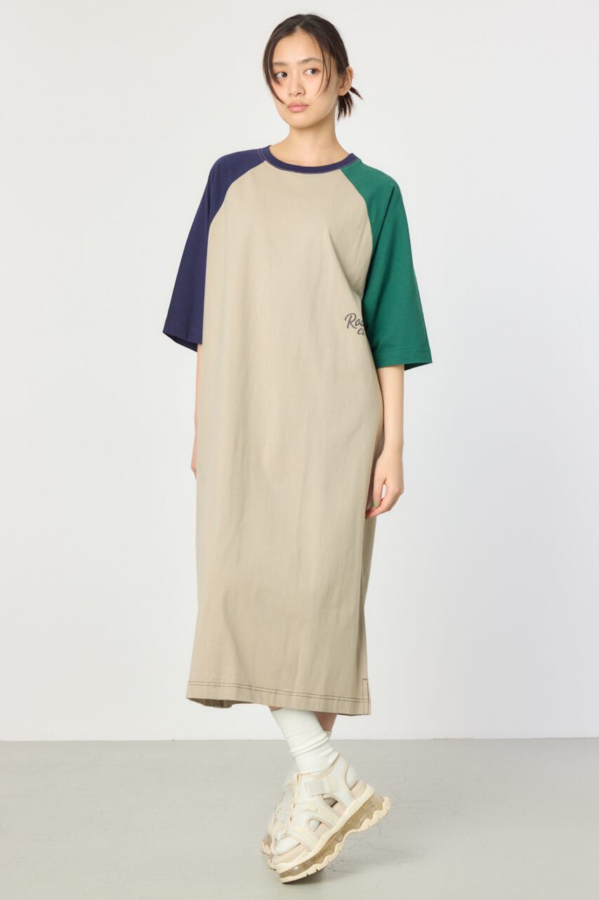 RODEO CROWNS「ラグランカラーステッチワンピース」|ワンピース|Multi_1