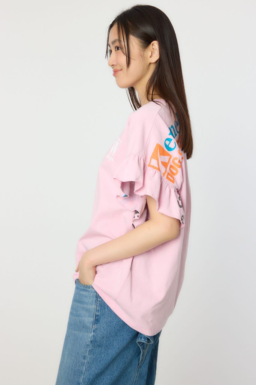 RODEO CROWNS「カスタムリメイクフリルアームトップス」|Tシャツ・カットソー|