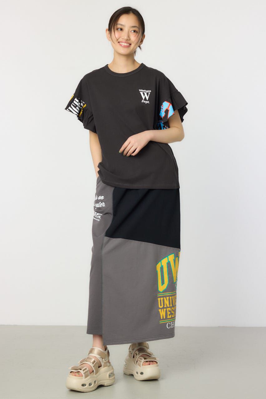 RODEO CROWNS「カスタムリメイクフリルアームトップス」|Tシャツ・カットソー|