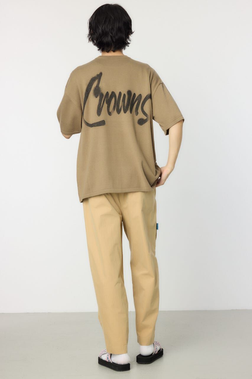 RODEO CROWNS「メンズスプレーロゴニットトップス」|ニット・セーター|