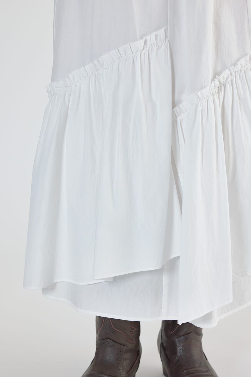 RODEO CROWNS「アシンメトリーギャザースカート」|スカート|