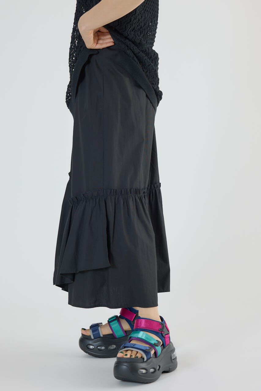 RODEO CROWNS「アシンメトリーギャザースカート」|スカート|