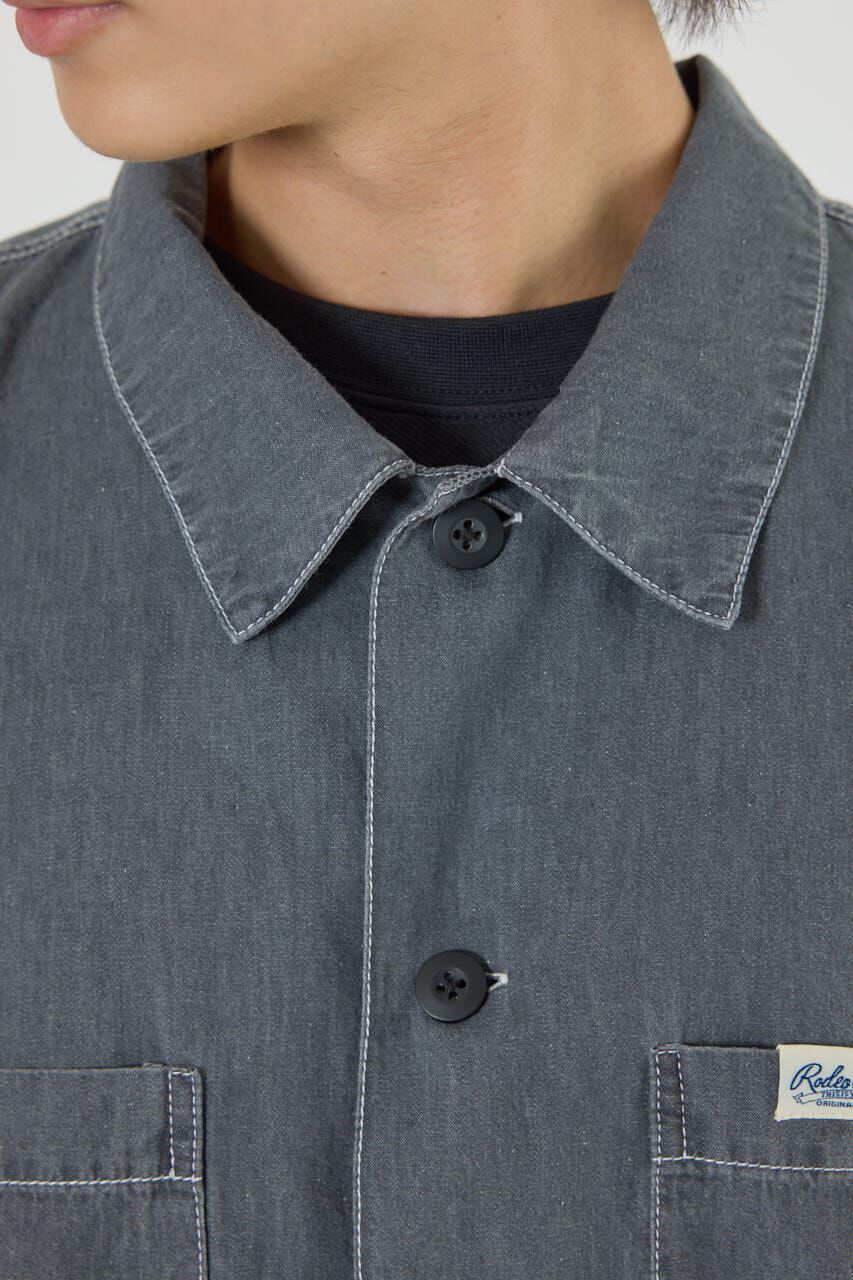 RODEO CROWNS「ライトデニムシャツアウター」|シャツ・ブラウス|