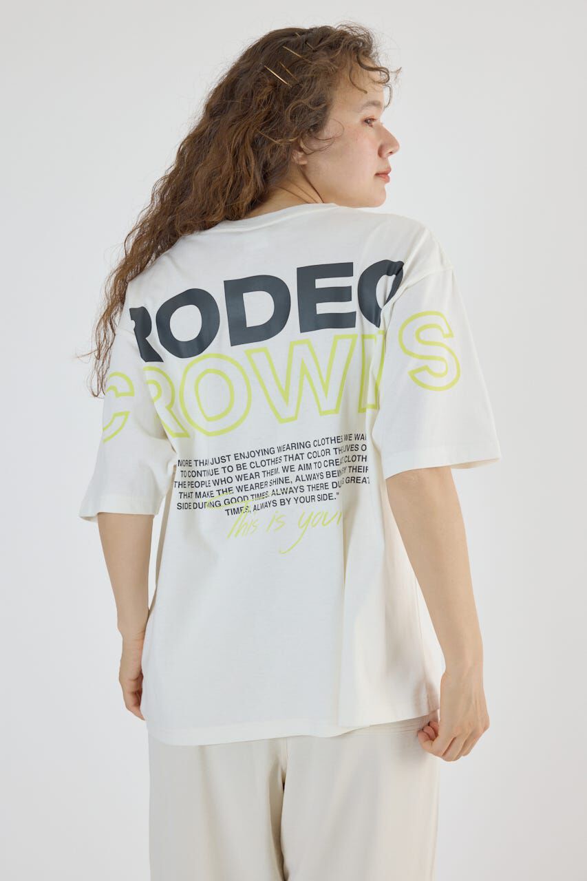 RODEO CROWNS「PALETTEロゴTシャツ」|Tシャツ・カットソー|O/WHT1